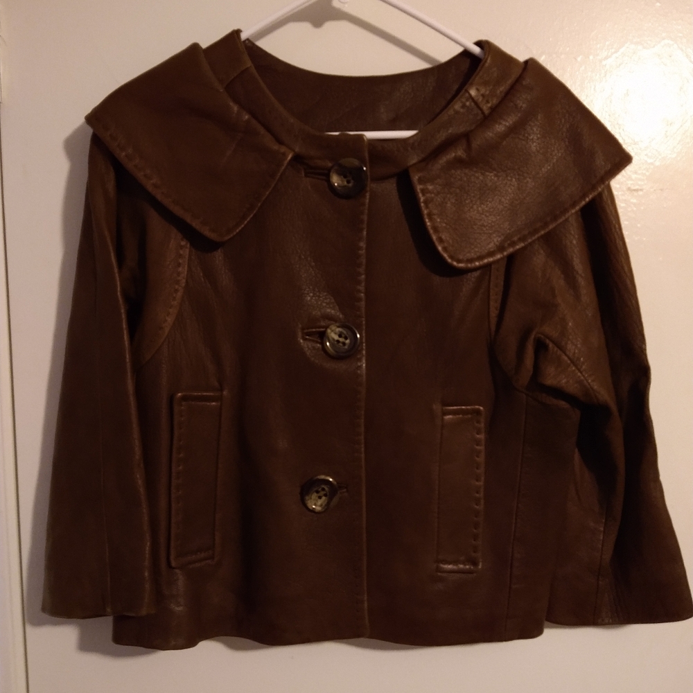 BCBGMAXAZARIA Leather Jacket